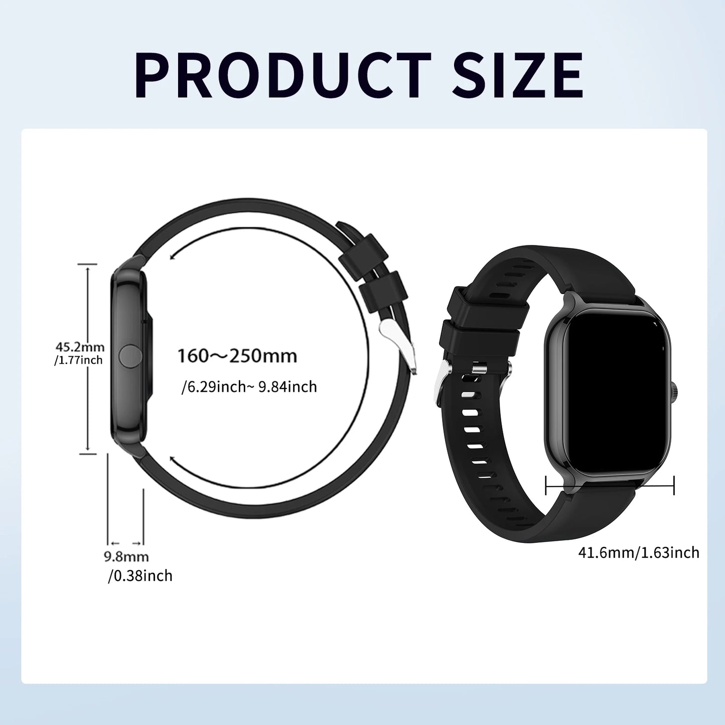 Smartwatch with Wireless Calling & Dialing: Your Ultimate Fitness & Communication Companion for iPhone & Android