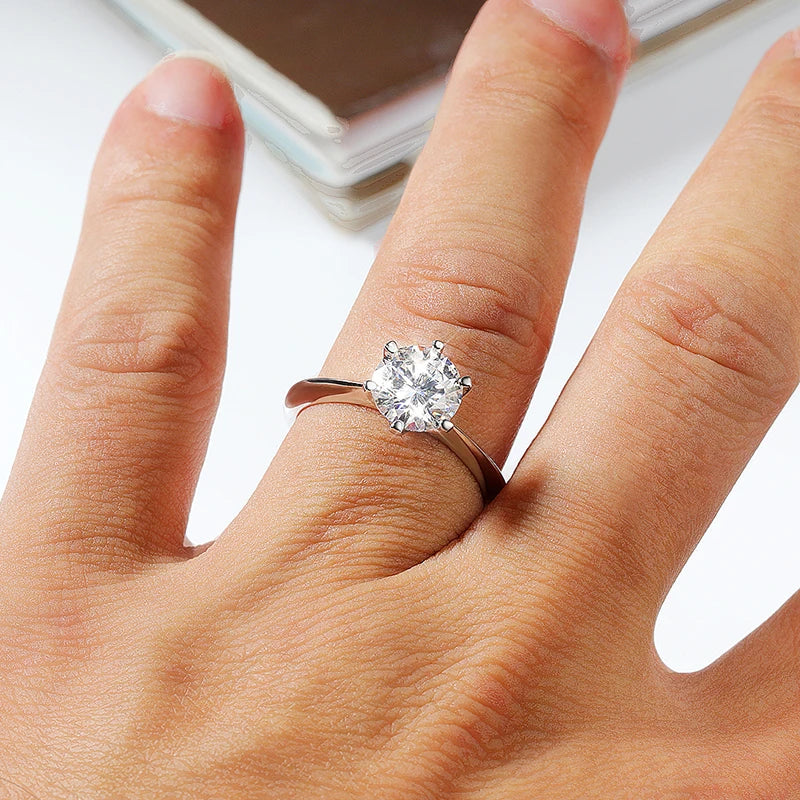 Sparkle Brighter than a Diamond: GRA Certified Moissanite Solitaire Ring