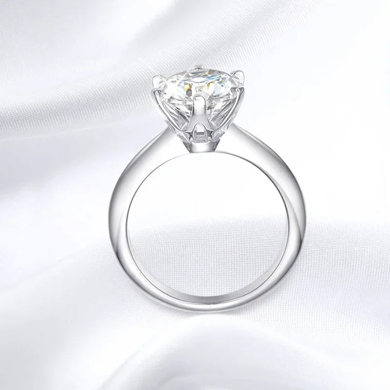 Sparkle Brighter than a Diamond: GRA Certified Moissanite Solitaire Ring