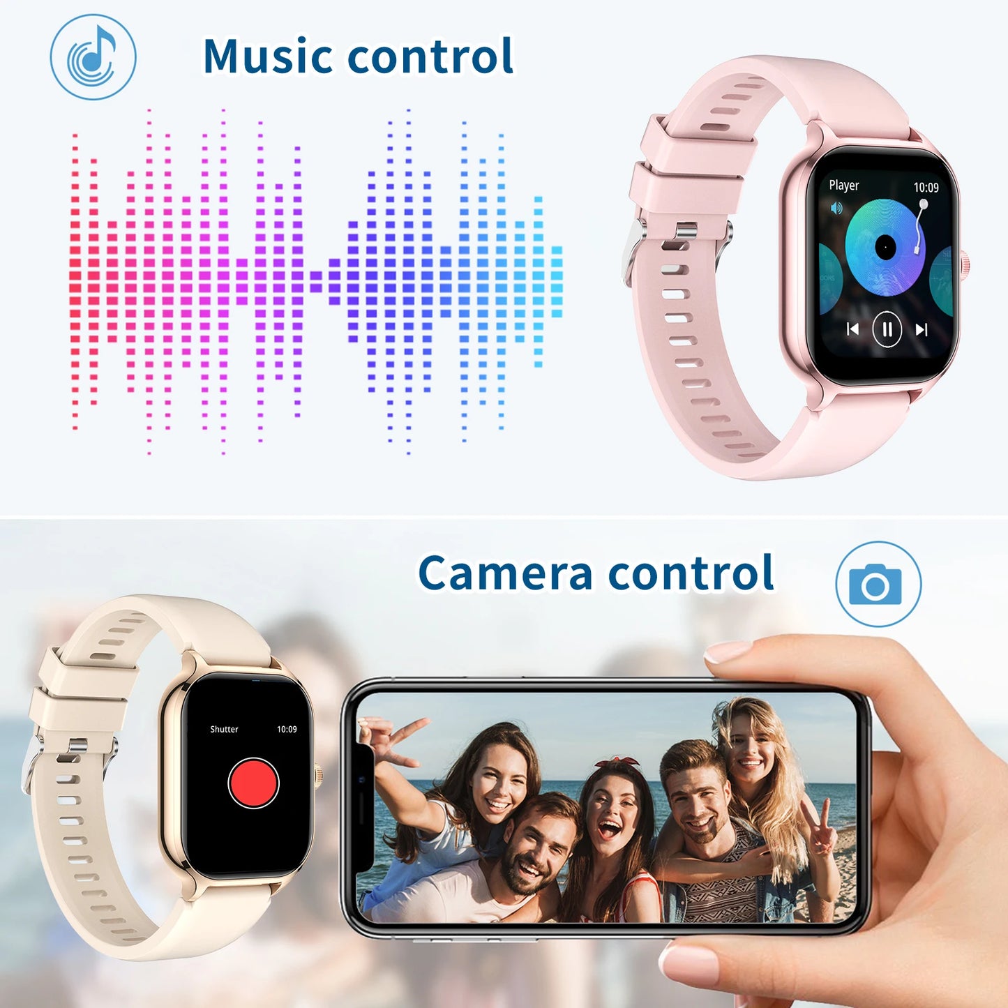 Smartwatch with Wireless Calling & Dialing: Your Ultimate Fitness & Communication Companion for iPhone & Android